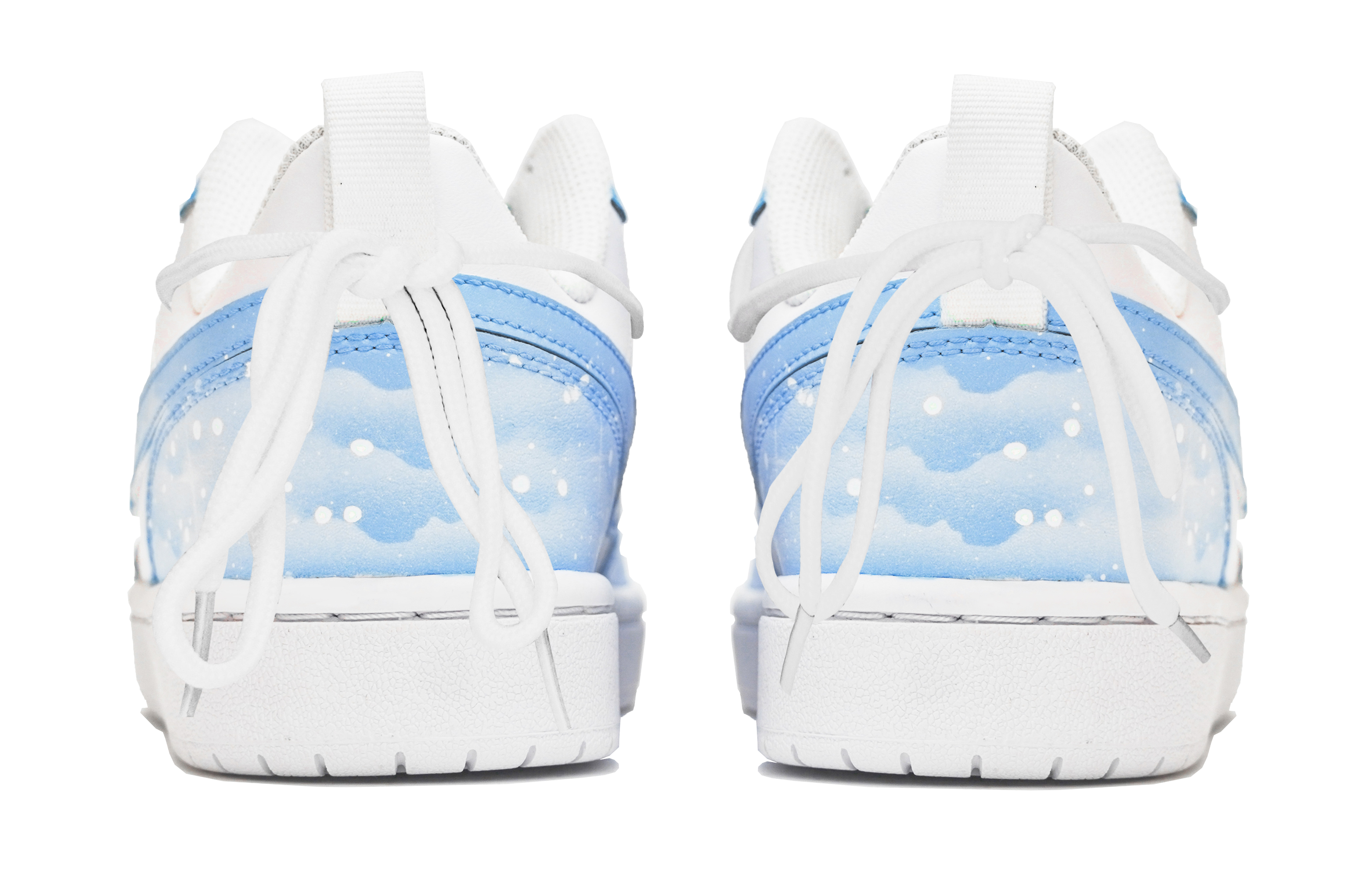 Purchase 【定製球鞋】Nike Court Borough ABLOODING 解構星空系列 藍色星空 星辰大海 低筒 板鞋 GS 藍