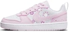 Buy 【定製球鞋】 Nike Court Borough 櫻花如雪 點點紗籠 休閒 防滑耐磨 低筒 板鞋 GS 粉色