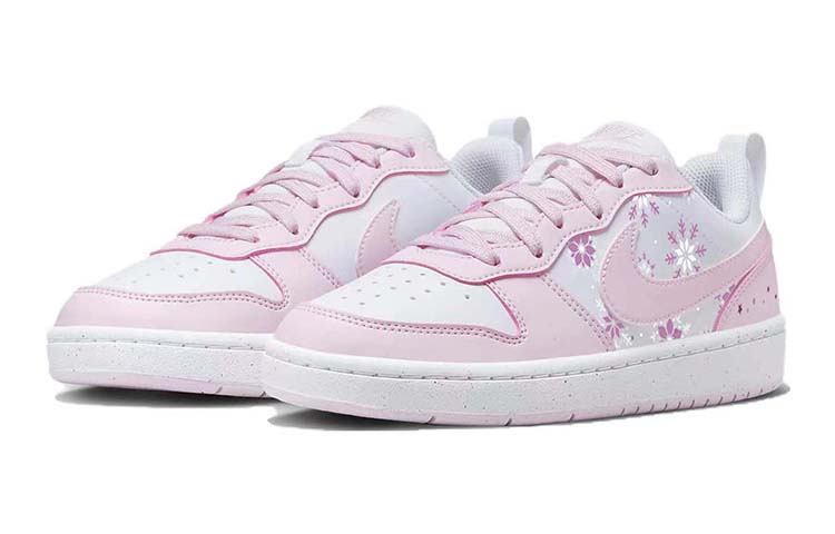 Lookbook [Sepatu Custom] Nike Court Borough 'Cherry Blossom Pink' DV5456-105(Team56-樱花似雪)