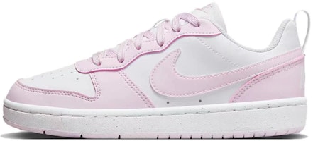 【定製球鞋】 Nike Court Borough 櫻花如雪 點點紗籠 休閒 防滑耐磨 低筒 板鞋 GS 粉色 Details for 【定製球鞋】 Nike Court Borough 櫻花如雪 點點紗籠 休閒 防滑耐磨 低筒 板鞋 GS 粉色
