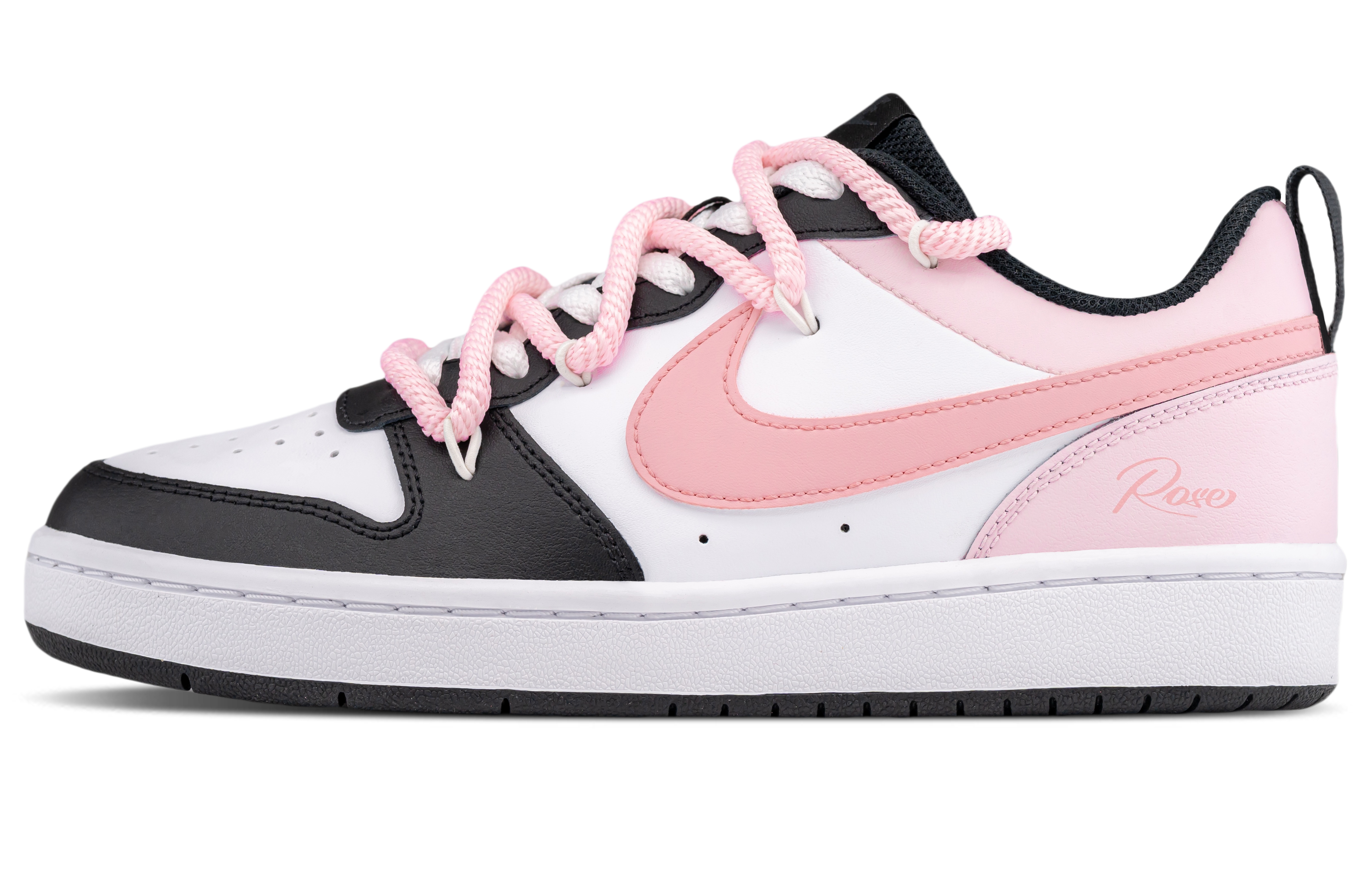 Order ナイキ コート バーロウ 「ローズドリーム」 (カスタム) BQ5448-115（Team拾陆-暗粉瑰梦女款）