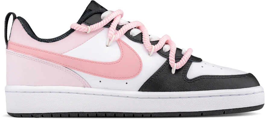 【定製球鞋】 Nike Court Borough PEEKABOO 黑粉玫瑰夢 玫瑰 520 甜酷少女可愛溫柔 簡約百搭 潮流 厚底 低筒 活力鞋 GS 黑粉 Lookbook 【定製球鞋】 Nike Court Borough PEEKABOO 黑粉玫瑰夢 玫瑰 520 甜酷少女可愛溫柔 簡約百搭 潮流 厚底 低筒 活力鞋 GS 黑粉