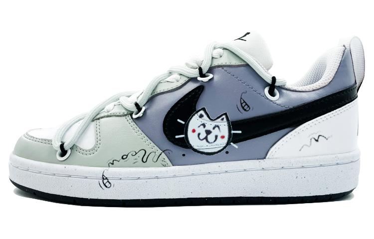 [Custom Shoes] Nike Court Borough 'Doraemon Green-Grey-Black'