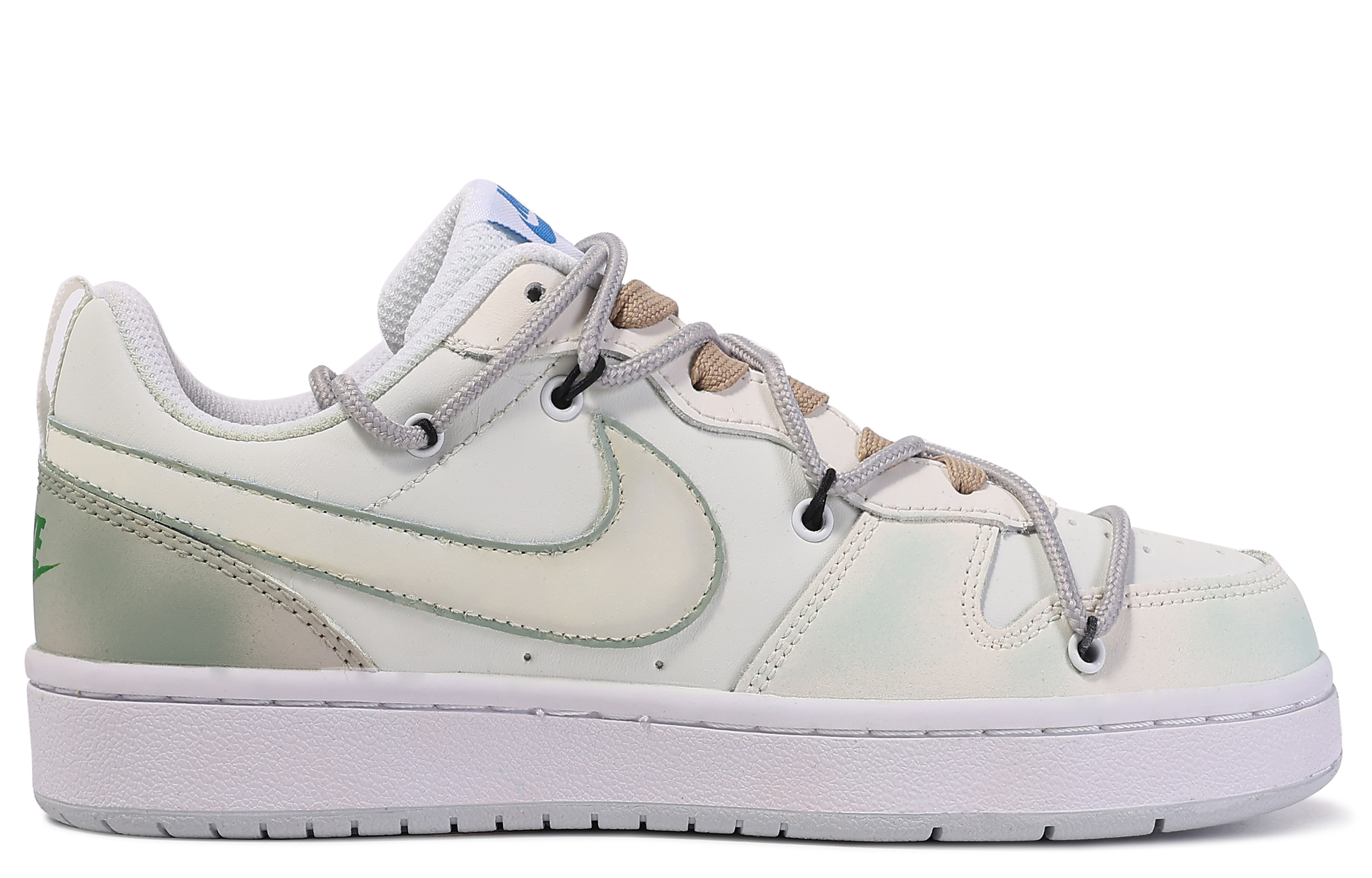 Order [Zapatos Personalizados] Nike Court Borough 'Verde-Blanco Da Vinci' BQ5448-123(TeamM-青鸿)