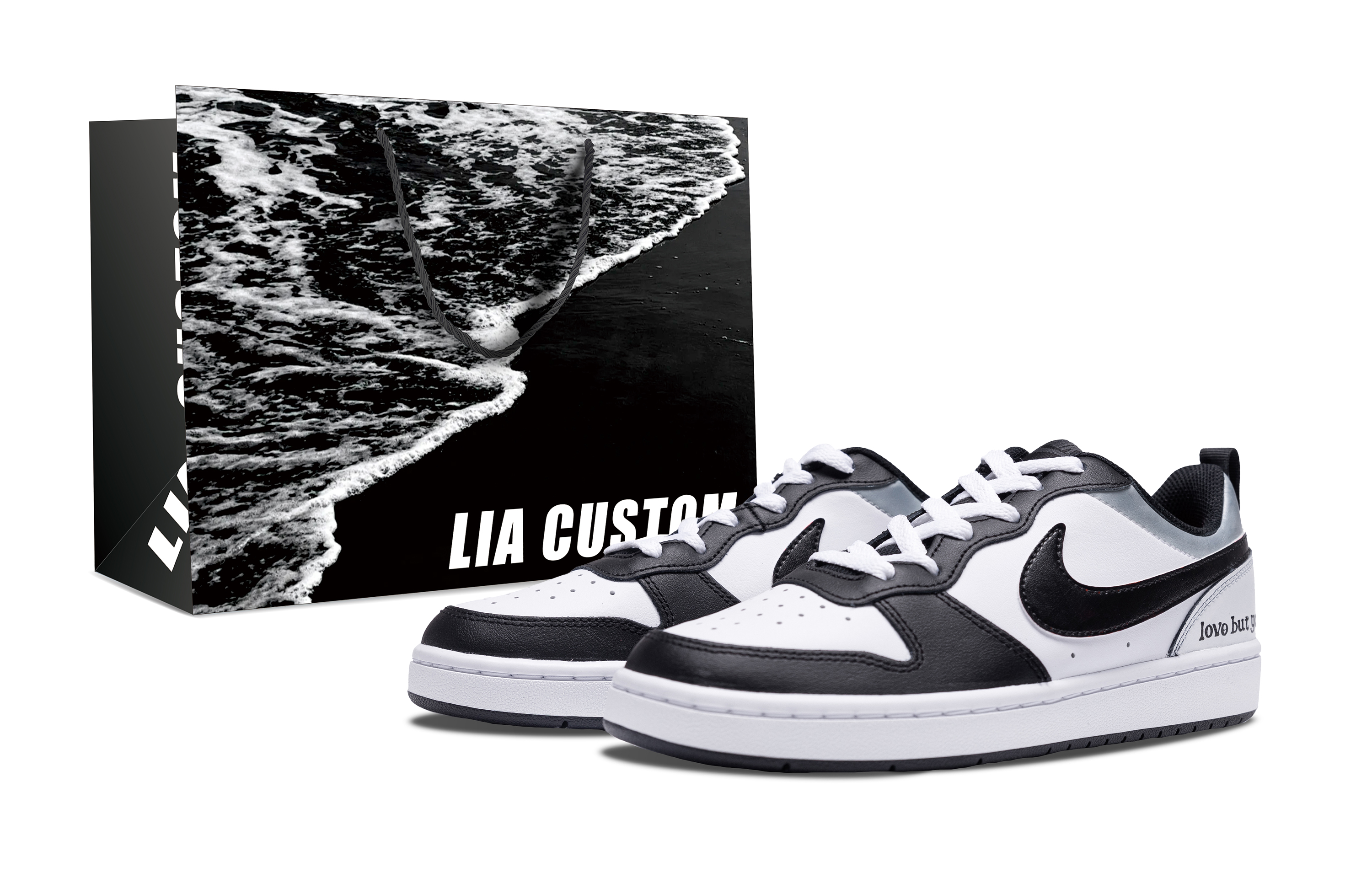 [Custom Shoes] Nike Court Borough 'Love But You' BQ5448-115(Team7-Love-BY-SBOX)