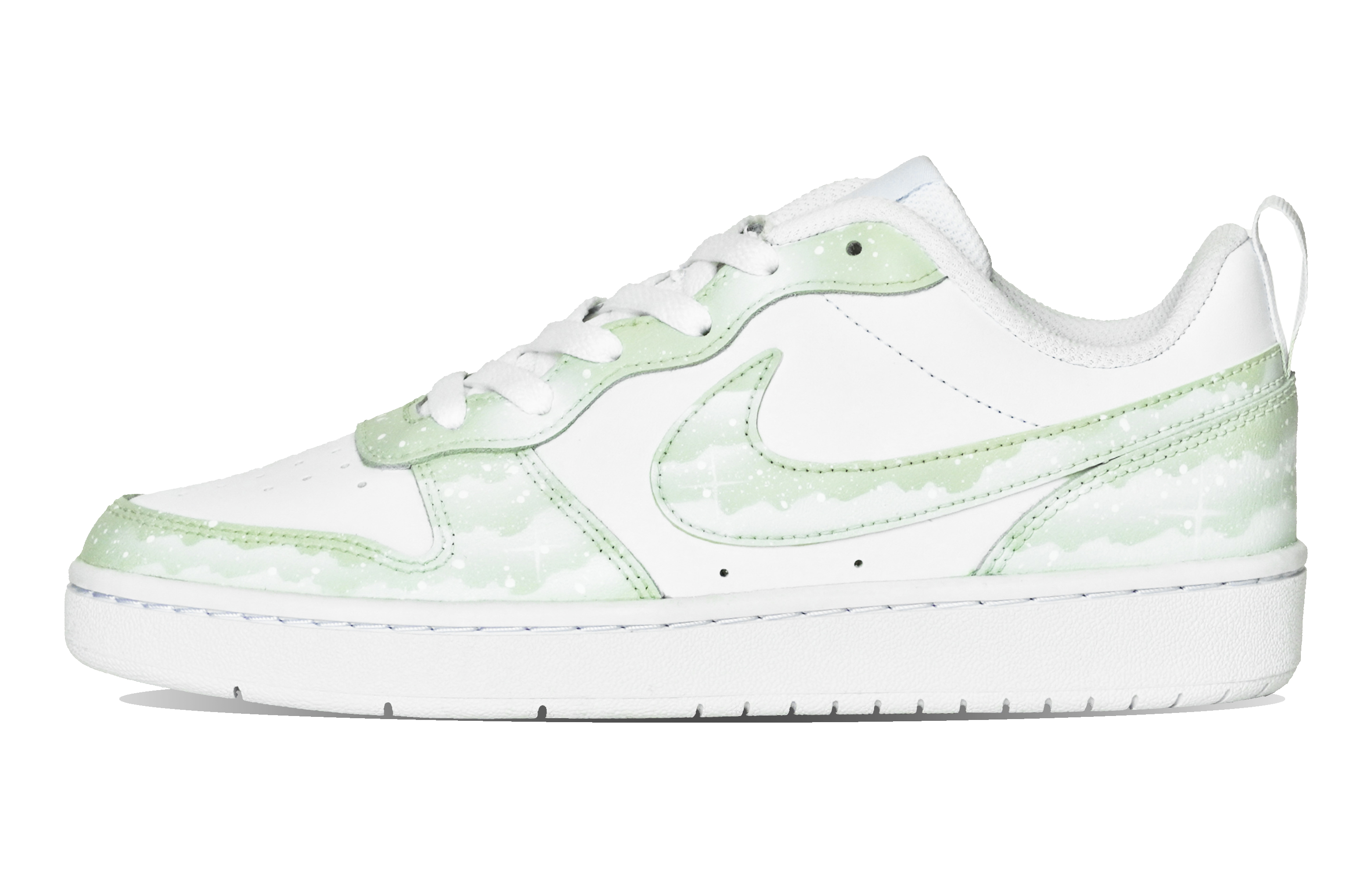 Order [Custom Shoes] Nike Court Borough 'Cielo Estrellado Verde Matcha' BQ5448-100(Team14-绿色星空S-Box)