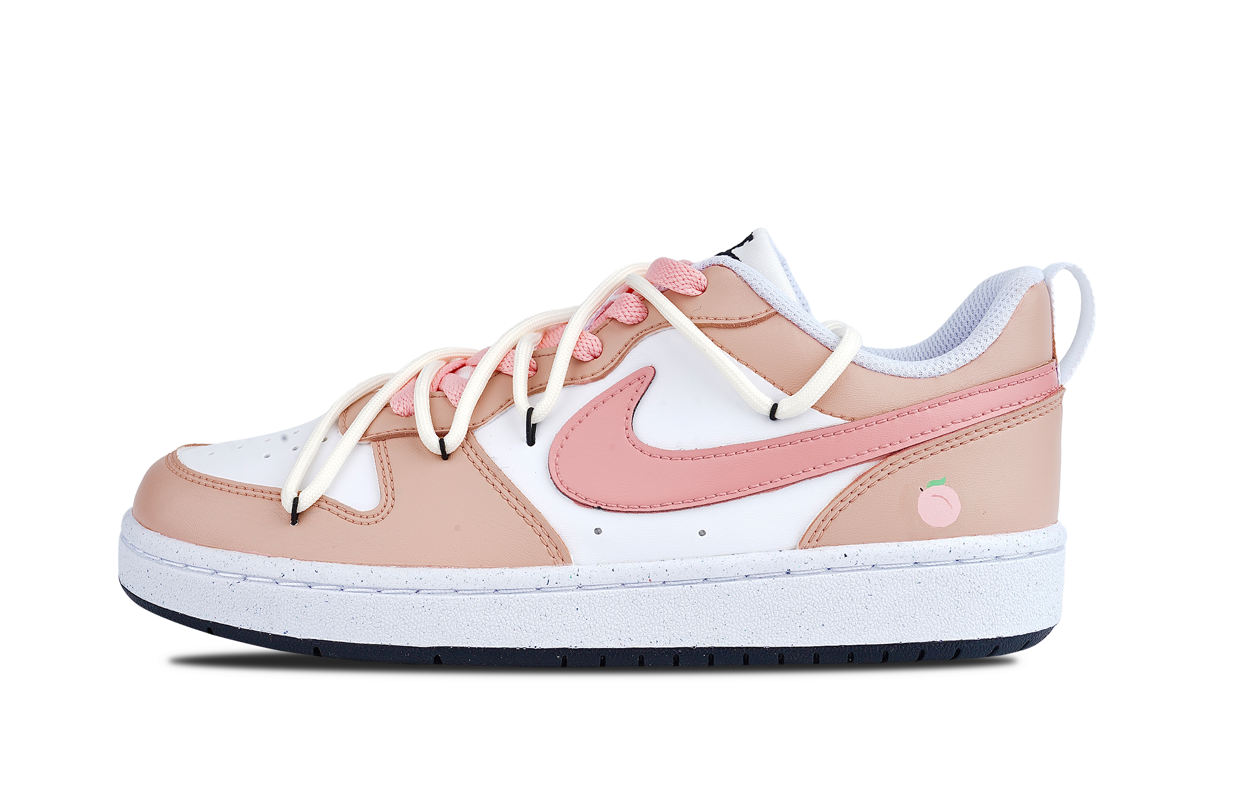 [Custom Shoes] Nike Court Borough 'Peach Deconstructed'