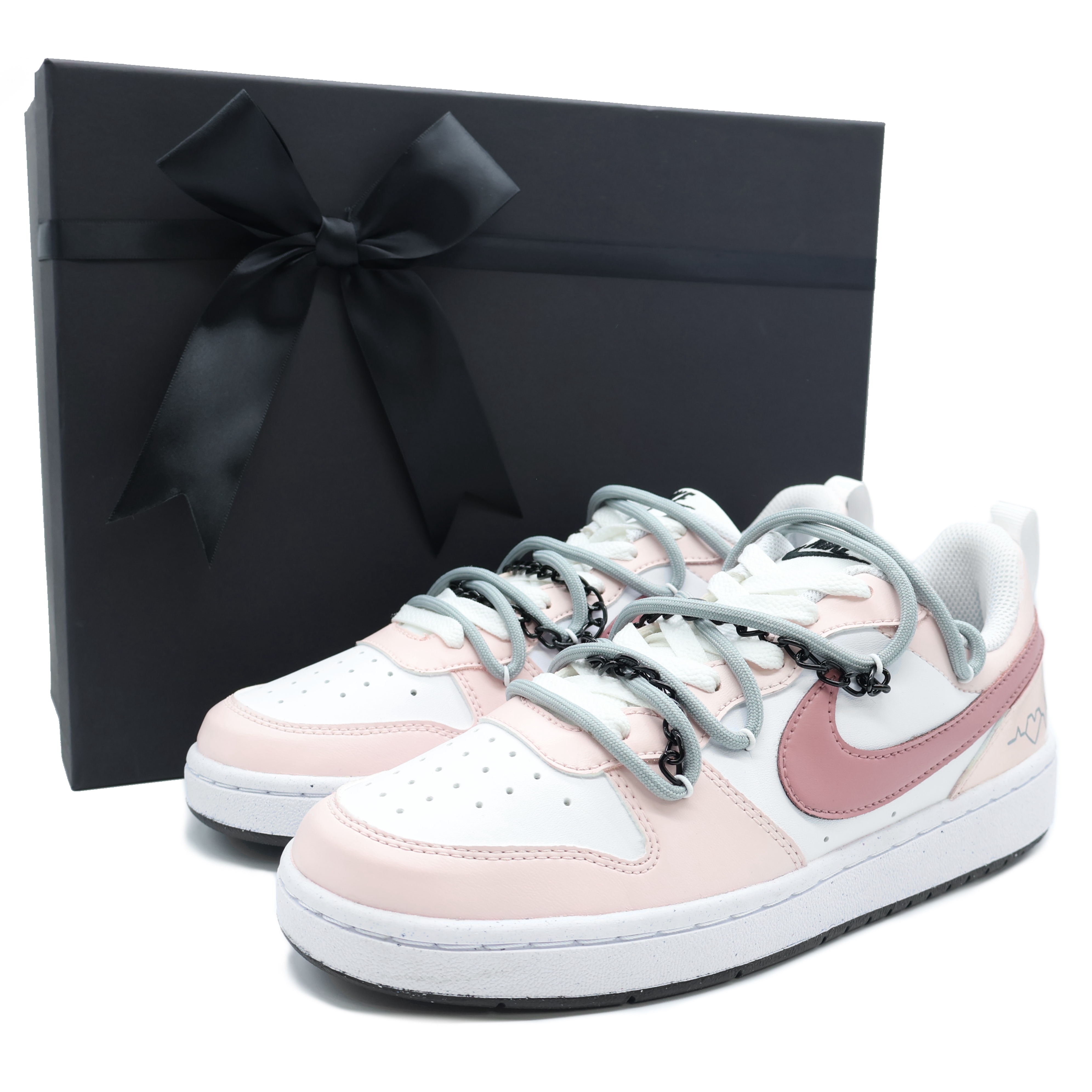 [Custom Shoes] Nike Court Borough 'Pink Graffiti' 圖 2