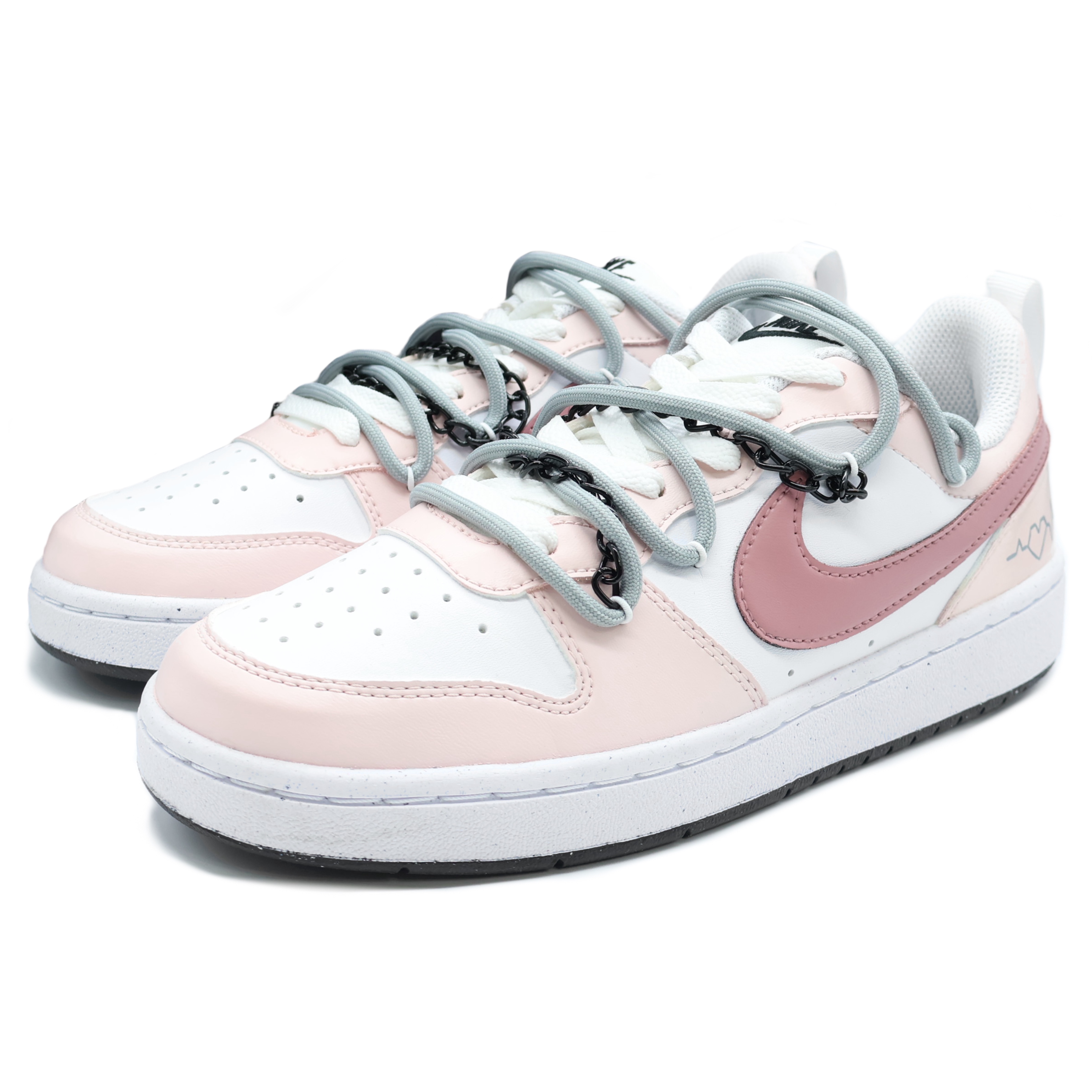 [Custom Shoes] Nike Court Borough 'Pink Graffiti' 圖 5