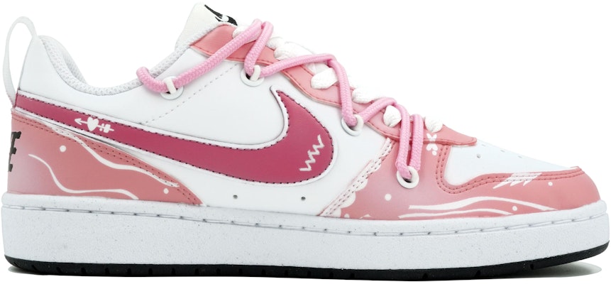 나이키 코트 버로 '핑크 하트' (커스텀) DV5456-104(Team113-粉红爱心) Lookbook 나이키 코트 버로 '핑크 하트' (커스텀) DV5456-104(Team113-粉红爱心)
