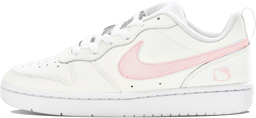 【訂製球鞋】 Nike Court Borough ABLOODING 粉色貓咪 凱蒂喵喵 手繪簡約 防滑耐磨 低筒 板鞋 GS Order 【訂製球鞋】 Nike Court Borough ABLOODING 粉色貓咪 凱蒂喵喵 手繪簡約 防滑耐磨 低筒 板鞋 GS