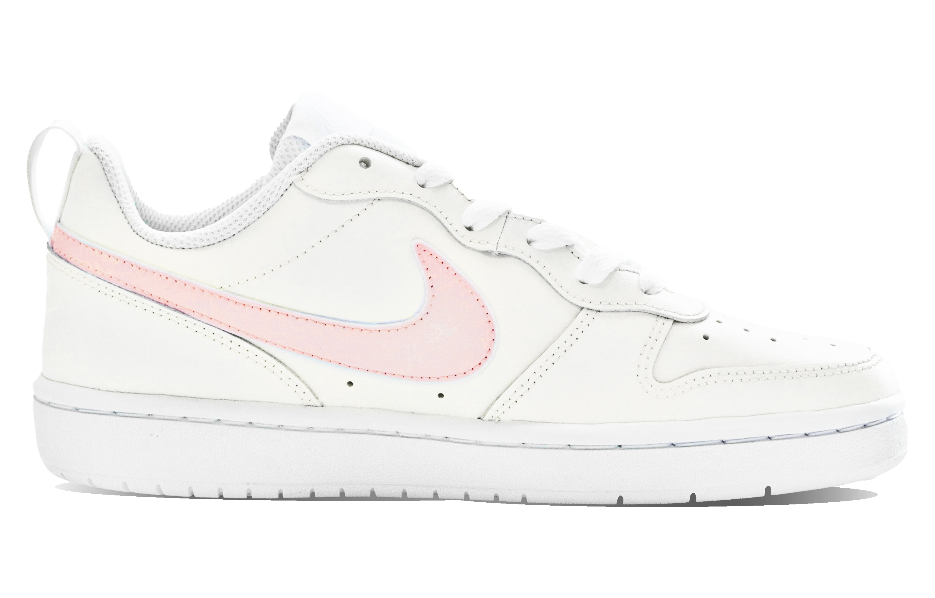 Lookbook [Sepatu Kustom] Nike Court Borough 'Pink Kitty' BQ5448-100(Team14-粉色猫咪S-Box)