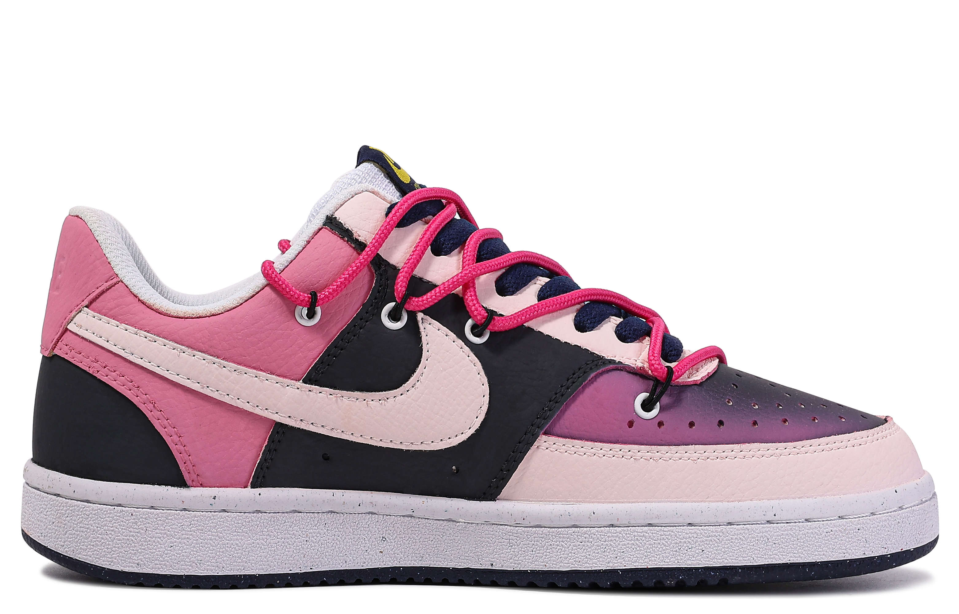 Order 【カスタムシューズ】ナイキ コートボロー『ピンクパープルブラック・リトルデビル』 DH2987-103(TeamM-受伤小恶魔)