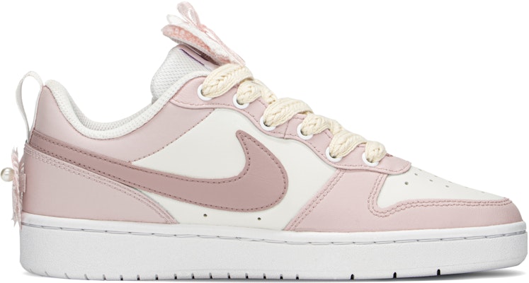 【定製球鞋】 Nike Court Borough FZBB 日公主 清新 簡約 百搭 禮盒 低筒 板鞋 GS 粉白 Order 【定製球鞋】 Nike Court Borough FZBB 日公主 清新 簡約 百搭 禮盒 低筒 板鞋 GS 粉白