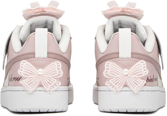 【定製球鞋】 Nike Court Borough FZBB 日公主 清新 簡約 百搭 禮盒 低筒 板鞋 GS 粉白 Shop 【定製球鞋】 Nike Court Borough FZBB 日公主 清新 簡約 百搭 禮盒 低筒 板鞋 GS 粉白