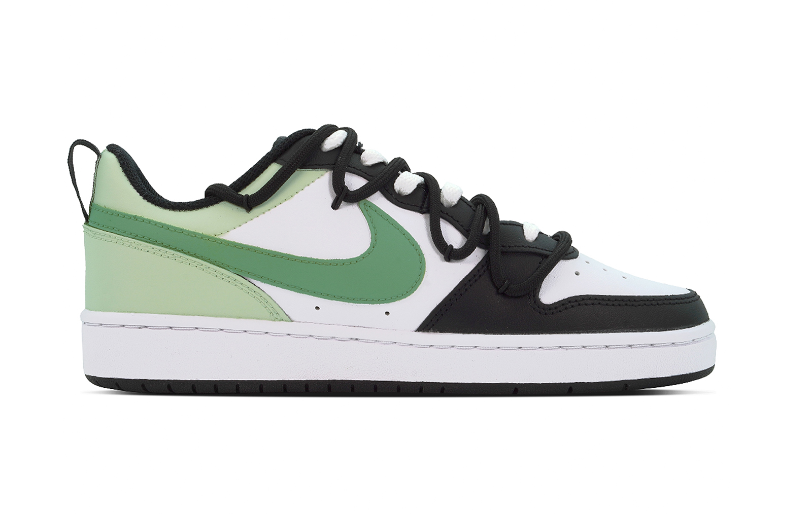 Lookbook 나이키 코트 버러 '민트 블랙 화이트' (커스텀) BQ5448-115(team85-动心抹茶)