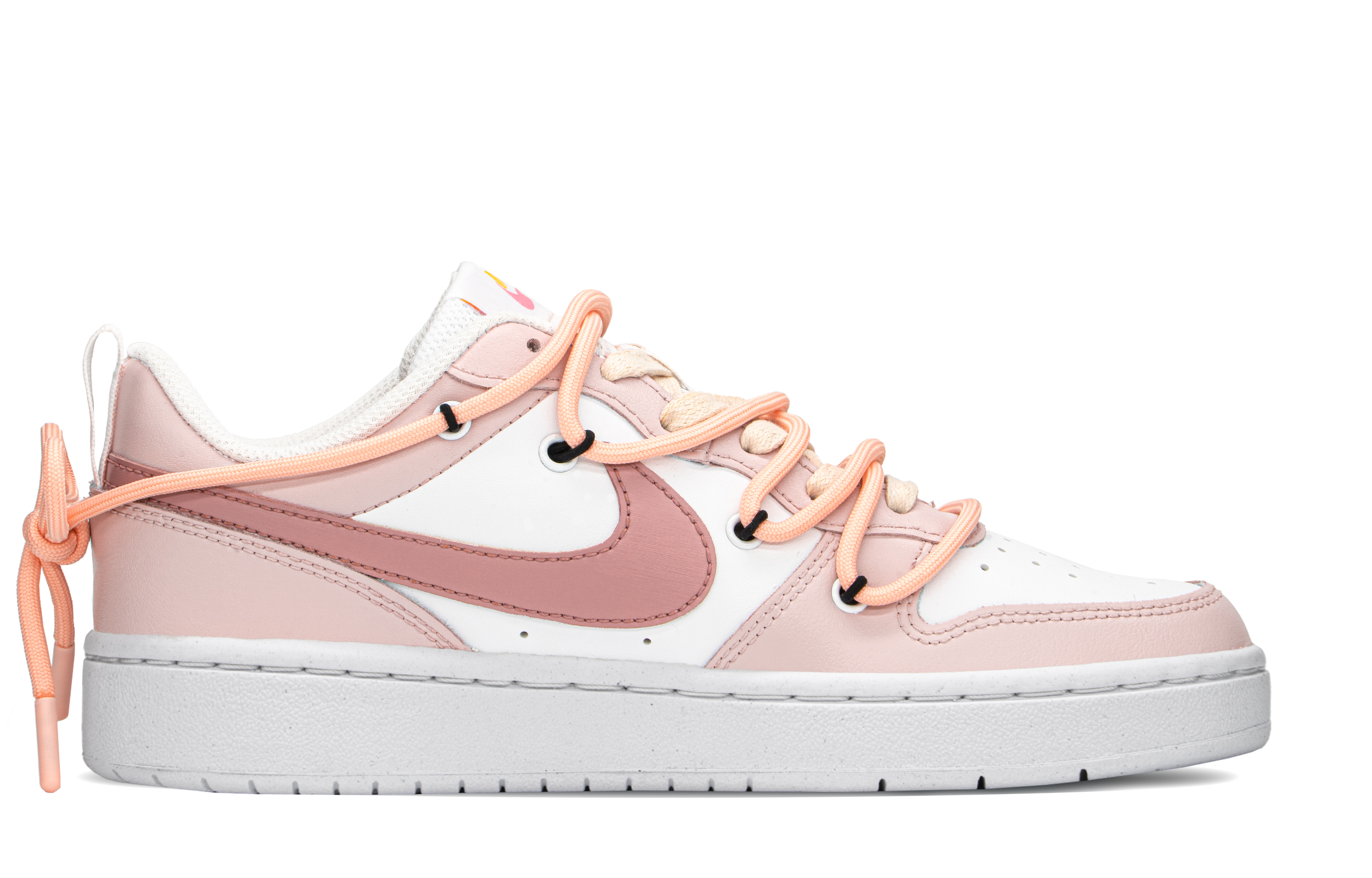 Order [Sepatu Custom] Nike Court Borough 'Rose Pink & Krim' BQ5448-124(TeamA-CB玫瑰粉S-BOX)