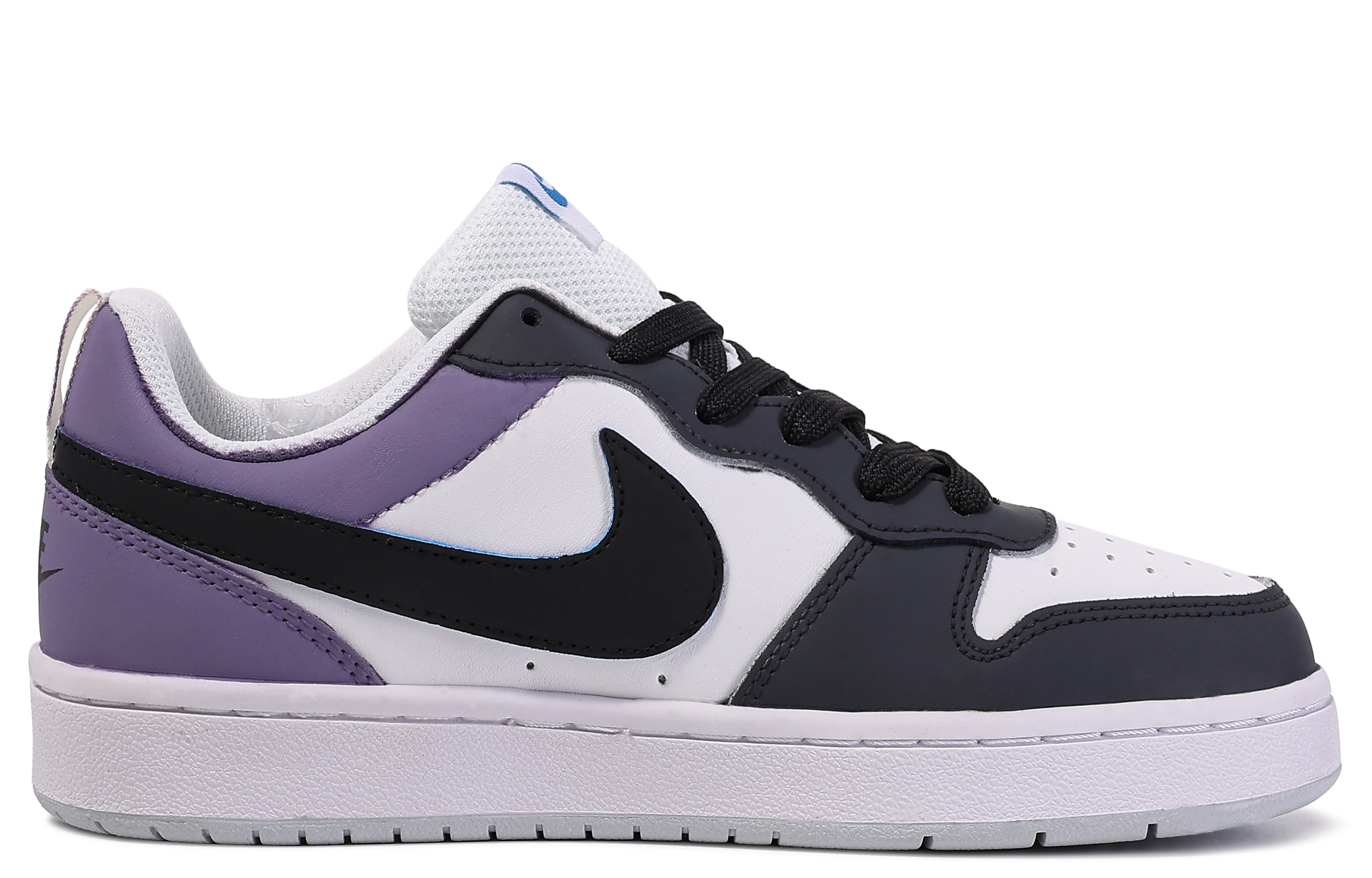 Order 나이키 커스텀 코트 보로우 (흰/검/보라) BQ5448-123(TeamM-雷雨季-BOX)