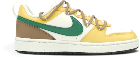 【訂製球鞋】Nike Court Borough系列 餅餅 解構 字母 高街 低筒 板鞋 GS 黃綠棕 Lookbook 【訂製球鞋】Nike Court Borough系列 餅餅 解構 字母 高街 低筒 板鞋 GS 黃綠棕