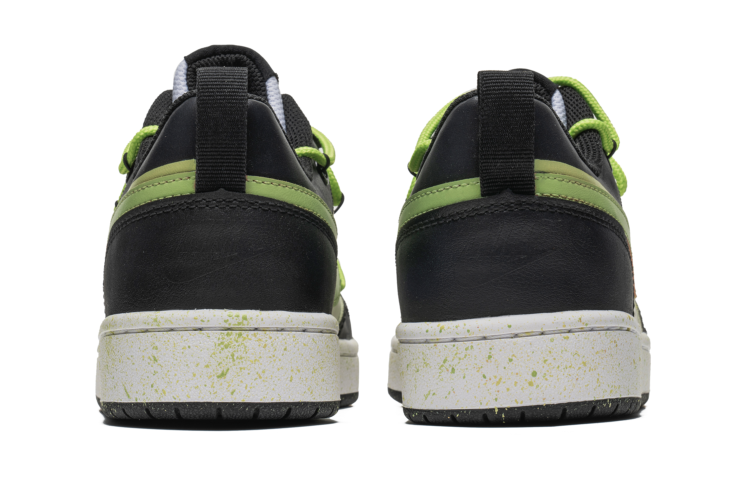 Lookbook [Sepatu Custom] Nike Court Borough Low 2 'Avocado Swoosh Splatter' BQ5448-110(Team22-牛油果三勾A-BOX)