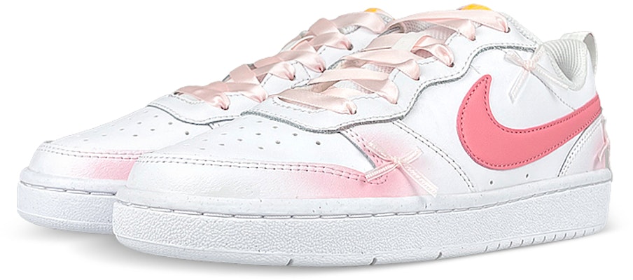 【カスタムシューズ】ナイキ コートボロー Low 2 'バレエブラッシュバタフライボウ' BQ5448-124(Team47-女CB腮红蝴蝶结) Lookbook 【カスタムシューズ】ナイキ コートボロー Low 2 'バレエブラッシュバタフライボウ' BQ5448-124(Team47-女CB腮红蝴蝶结)