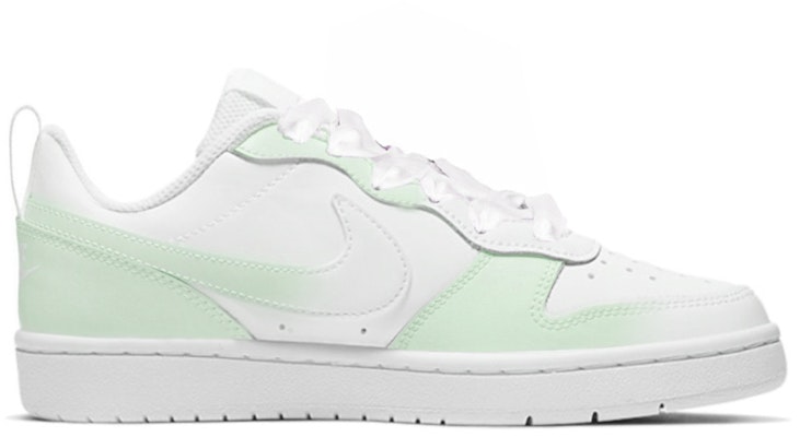 나이키 커스텀 코트 보로우 로우 '발레 리본' (화이트/그린) BQ5448-100(Team48-清新绿) Order 나이키 커스텀 코트 보로우 로우 '발레 리본' (화이트/그린) BQ5448-100(Team48-清新绿)