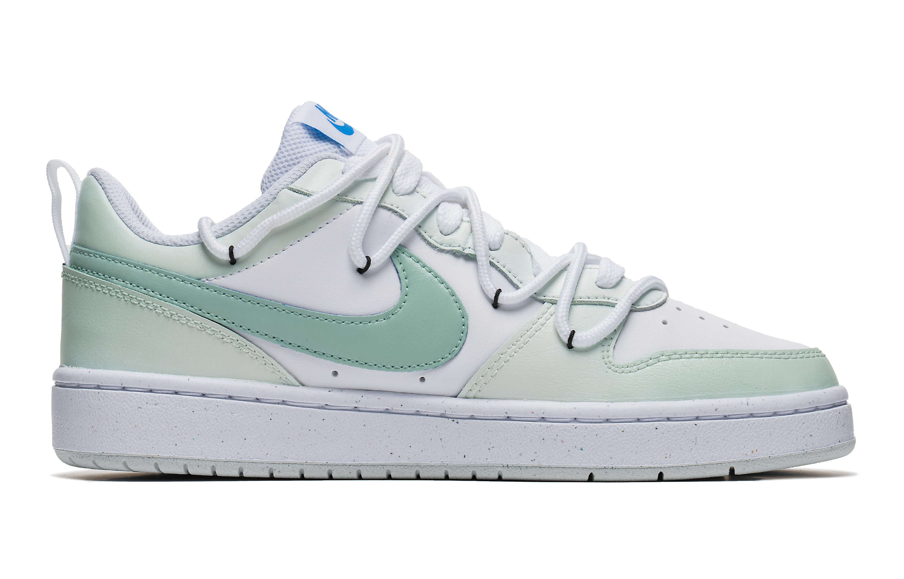 Buy 【定制球鞋】Nike Court Borough Low 2 青春校園 竹子 熊貓 中國風 潑墨 低幫 板鞋 GS 白綠