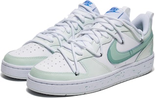 【定制球鞋】Nike Court Borough Low 2 青春校園 竹子 熊貓 中國風 潑墨 低幫 板鞋 GS 白綠 Order 【定制球鞋】Nike Court Borough Low 2 青春校園 竹子 熊貓 中國風 潑墨 低幫 板鞋 GS 白綠