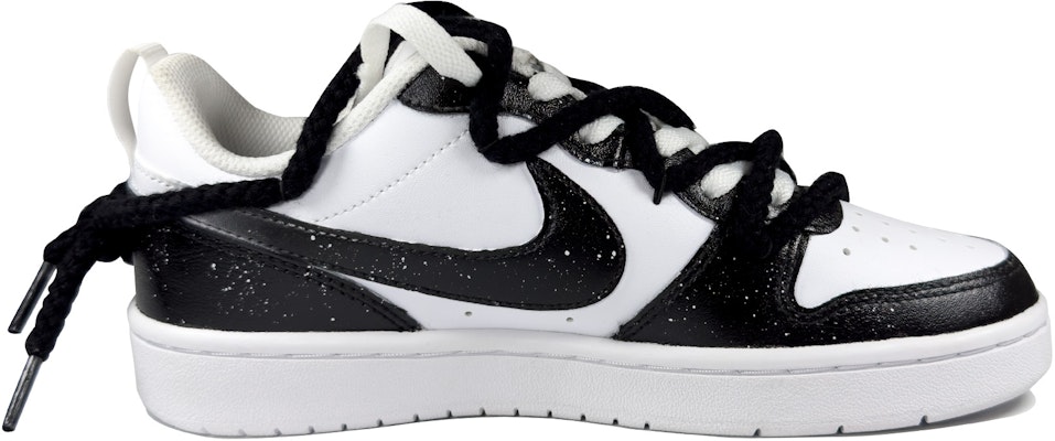 나이키 코트 보로우 로우 2 '뱀부 잉크 스플래시' (커스텀) BQ5448-100(Team95-竹影) Order 나이키 코트 보로우 로우 2 '뱀부 잉크 스플래시' (커스텀) BQ5448-100(Team95-竹影)