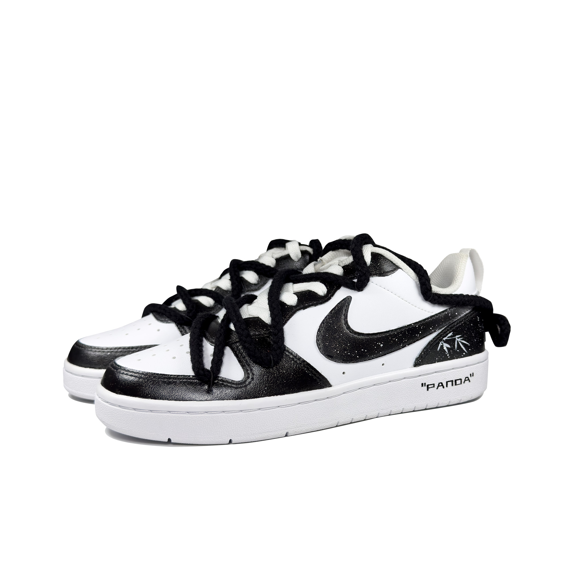 Lookbook 【オリジナルシューズ】ナイキ コート ボロー Low 2 'バンブーシャドウインクスプラッシュ' BQ5448-100(Team95-竹影)