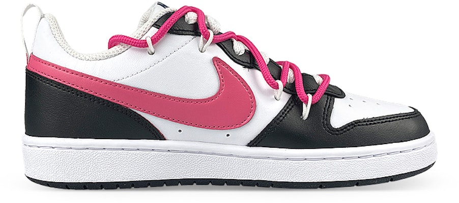 【訂製球鞋】Nike Court Borough Low 2 芭比 解構 糖心 撞色 特別鞋盒 低筒 板鞋 GS 黑粉 Order 【訂製球鞋】Nike Court Borough Low 2 芭比 解構 糖心 撞色 特別鞋盒 低筒 板鞋 GS 黑粉
