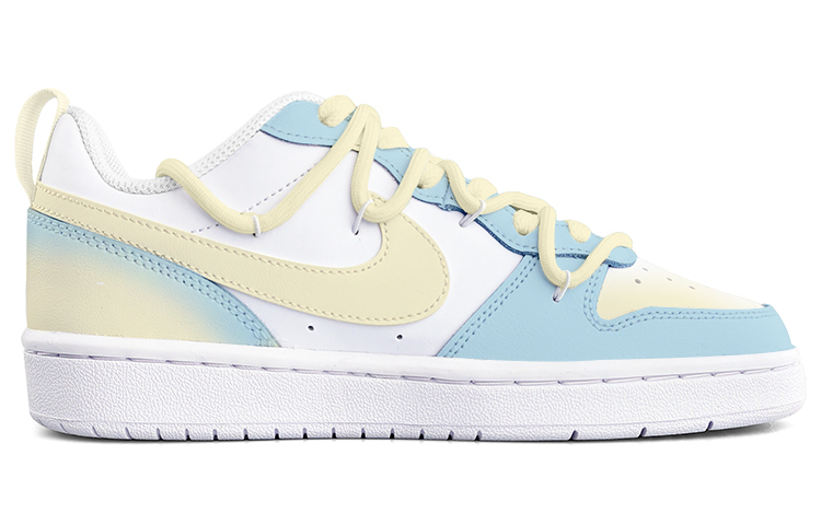 Order [Kasut Custom] Nike Court Borough Low 2 'Pantai dan Ombak' BQ5448-100(Team13-沙滩与海浪)