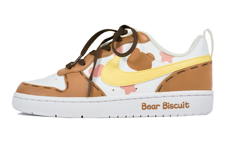 [Custom Shoes] Nike Court Borough Low 2 'Bear Biscuit'