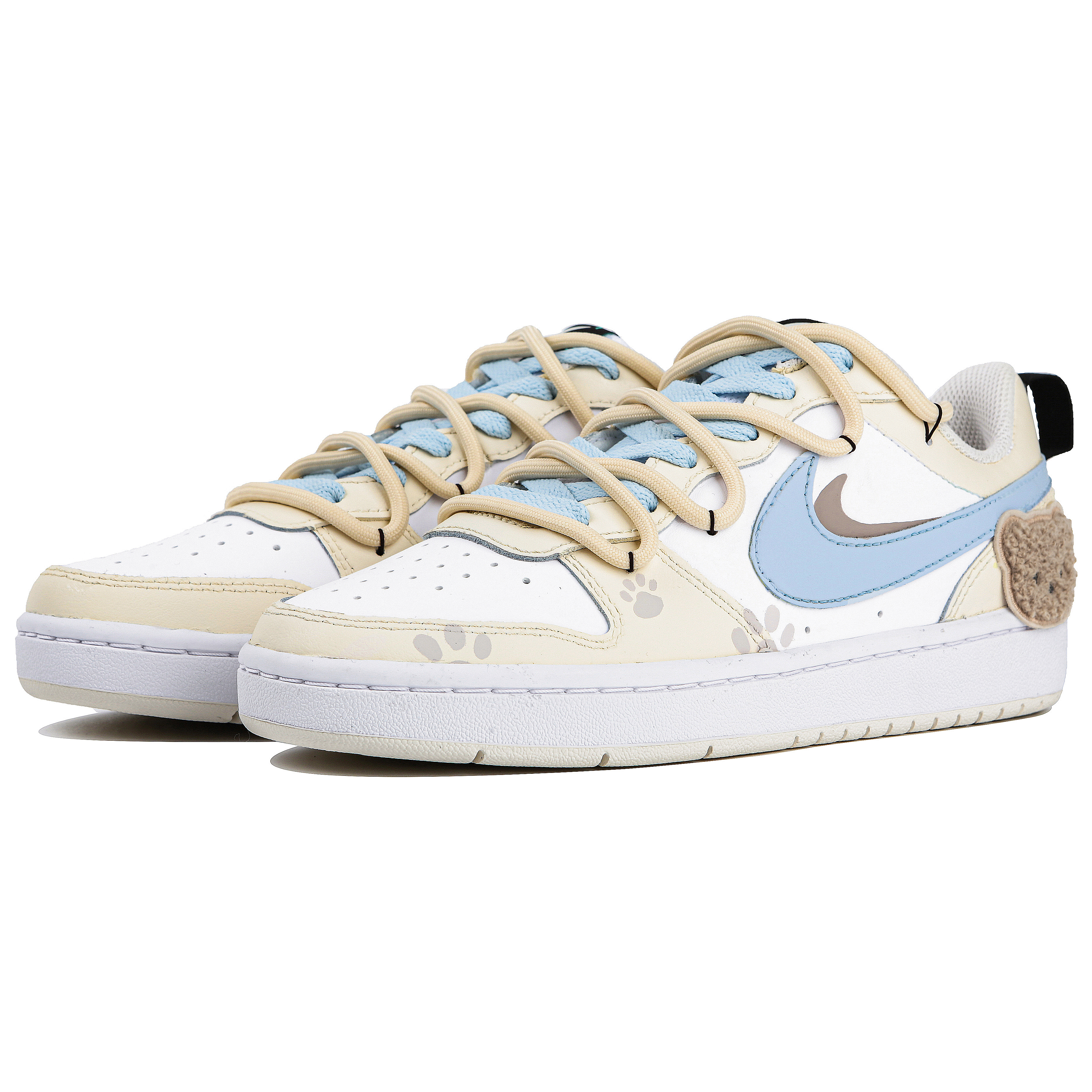 [Custom Shoes] Nike Court Borough Low 2 'Bear Paradise White Yellow' 圖 3