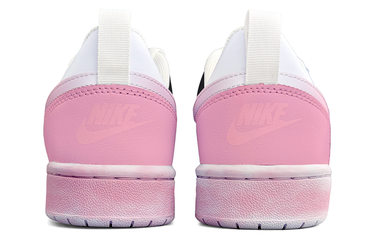 [Custom Shoes] Nike Court Borough Low 2 'Berry Blush Black Pink Deconstructed Lace' 圖 5