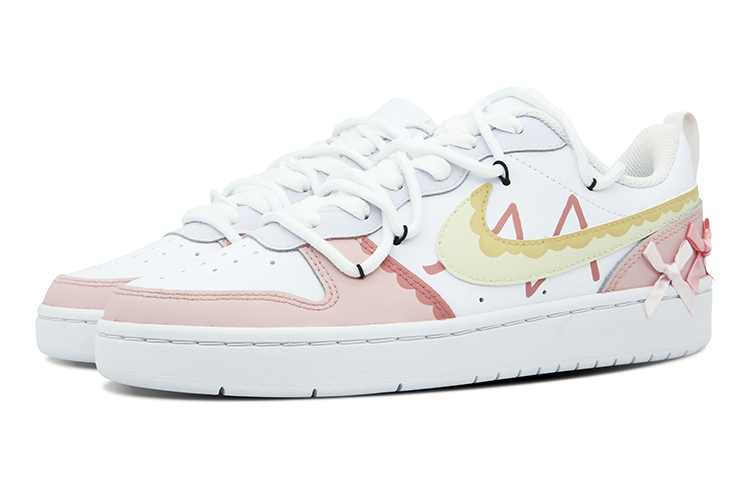 Lookbook [Zapatos Personalizados] Nike Court Borough Low 2 'Berry Cake' BQ5448-100(Team73-莓莓蛋糕)