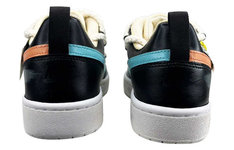 Shop [Zapatos Personalizados] Nike Court Borough Low 2 'Negro Naranja Vintage' BQ5448-100-445631