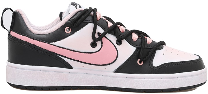 custom-shoes-nike-court-borough-low-2-black-pink-bq-5448-104-team-x-s-box