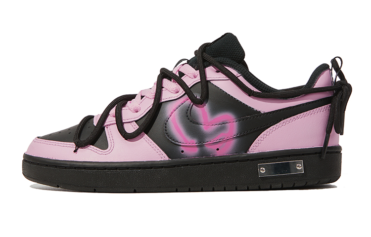 [Custom Shoes] Nike Court Borough Low 2 'Black Pink Bubble Jellyfish'