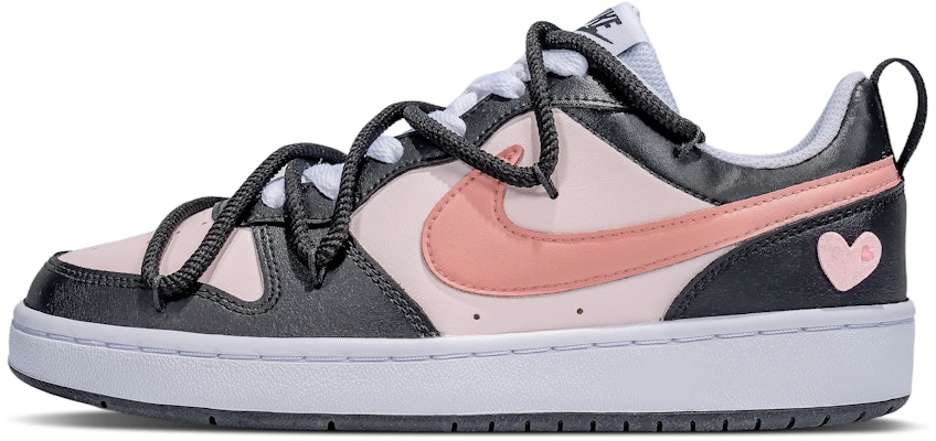 ナイキ コート バロー ロー 2『ブラック ピンク』カスタム シューズ BQ5448-104(Team拾陆-甜酷芭比女款) Buy ナイキ コート バロー ロー 2『ブラック ピンク』カスタム シューズ BQ5448-104(Team拾陆-甜酷芭比女款)