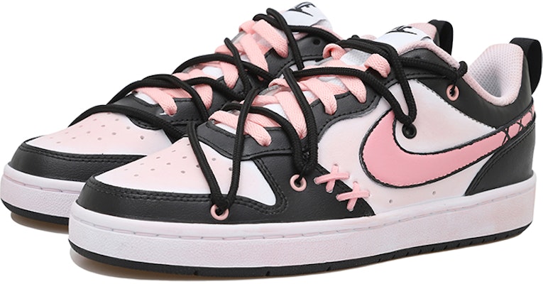 ナイキ コート バーロウ Low 2 "ブラックピンク" カスタム BQ5448-104(Team拾玖-黑粉双x女S-BOX) Order ナイキ コート バーロウ Low 2 "ブラックピンク" カスタム BQ5448-104(Team拾玖-黑粉双x女S-BOX)