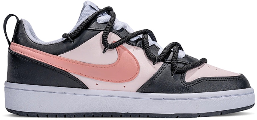 ナイキ コート バロー ロー 2『ブラック ピンク』カスタム シューズ BQ5448-104(Team拾陆-甜酷芭比女款) Order ナイキ コート バロー ロー 2『ブラック ピンク』カスタム シューズ BQ5448-104(Team拾陆-甜酷芭比女款)