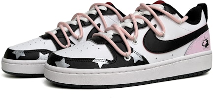 定制鞋款 耐克Court Borough Low 2 '黑粉星尘' BQ5448-110(Team87-黑粉星辉女款) Lookbook 定制鞋款 耐克Court Borough Low 2 '黑粉星尘' BQ5448-110(Team87-黑粉星辉女款)