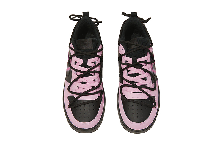 Shop 【カスタムシューズ】ナイキ コート バラウ ロー 2 'ブラックピンクバブルジェリーフィッシュ' BQ5448-001(Team15-野生辣妹)