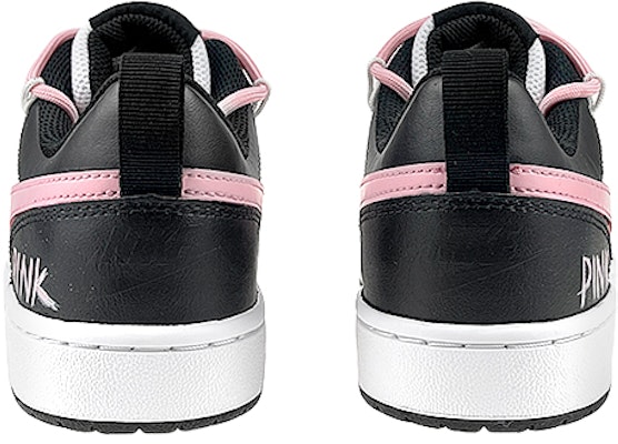 【定制球鞋】Nike Court Borough Low2 禮盒 粉墨 解構風 襪子 低幫 板鞋 GS 黑粉 Purchase 【定制球鞋】Nike Court Borough Low2 禮盒 粉墨 解構風 襪子 低幫 板鞋 GS 黑粉