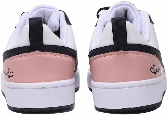 나이키 코트 버로우 로우 2 "블랙 핑크 하트" (커스텀) BQ5448-104(Team59-女款黑粉) Details for 나이키 코트 버로우 로우 2 "블랙 핑크 하트" (커스텀) BQ5448-104(Team59-女款黑粉)