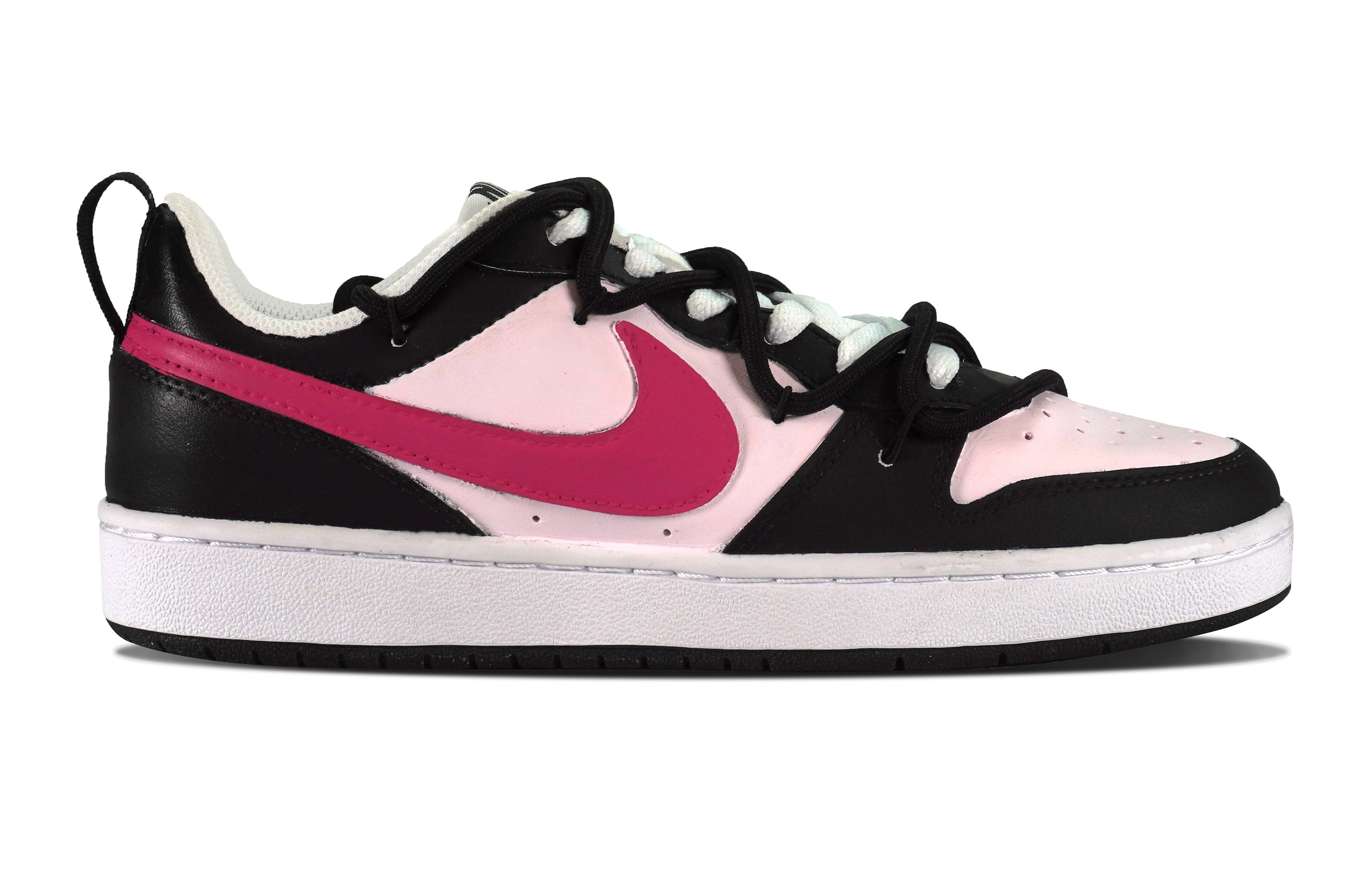 Order [カスタムシューズ] ナイキ コート ボロー ロー 2 'ブラックラズベリー' BQ5448-104(Team84-加仑树莓S-BOX)