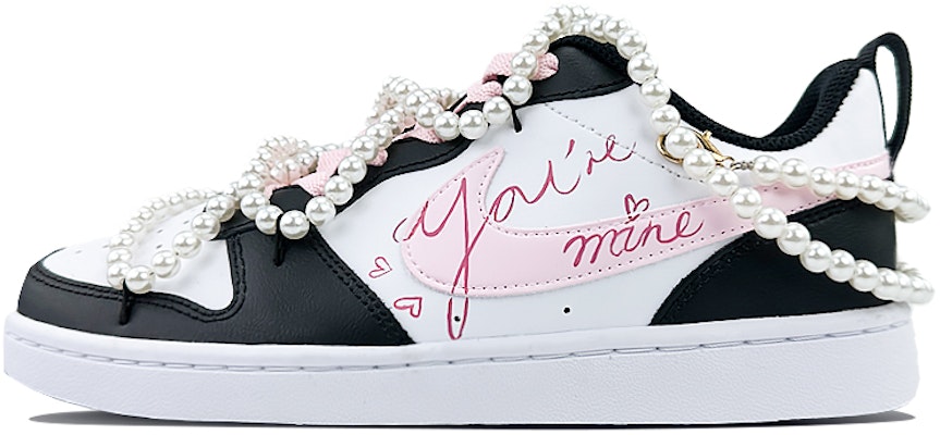 【カスタムシューズ】ナイキ コート バラ レオウ 2 'ブラックホワイトピンク' BQ5448-115(Team40-GS你的名字黑白粉) Buy 【カスタムシューズ】ナイキ コート バラ レオウ 2 'ブラックホワイトピンク' BQ5448-115(Team40-GS你的名字黑白粉)