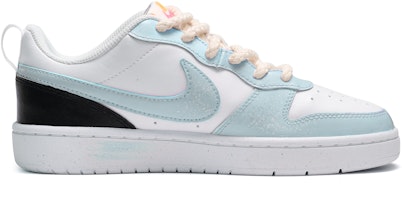 【定制鞋款】耐克 Court Borough Low 2 黑白蓝配色 BQ5448-124(TeamE-女款小雏菊黑白蓝) Order 【定制鞋款】耐克 Court Borough Low 2 黑白蓝配色 BQ5448-124(TeamE-女款小雏菊黑白蓝)