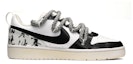 Order 나이키 코트 보로우 로우2 '먹물 캘리그라피' (Nike Court Borough Low 2 '먹물 캘리그라피') BQ5448-100(TeamE-女款山水泼墨黑白QD)